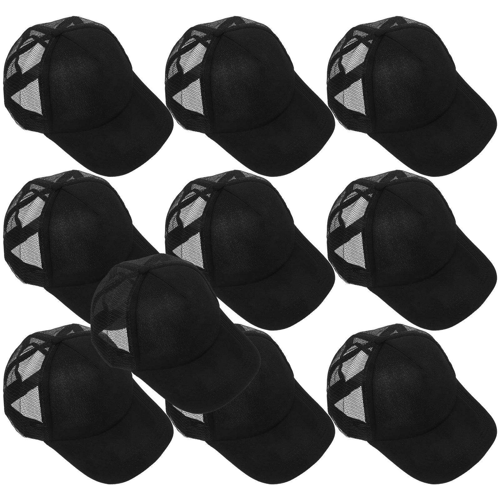 Hat Sublimation Blank - 10 Stück Leere Sublimations-Netz-Baseballkappen DIY Wärmeübertragung