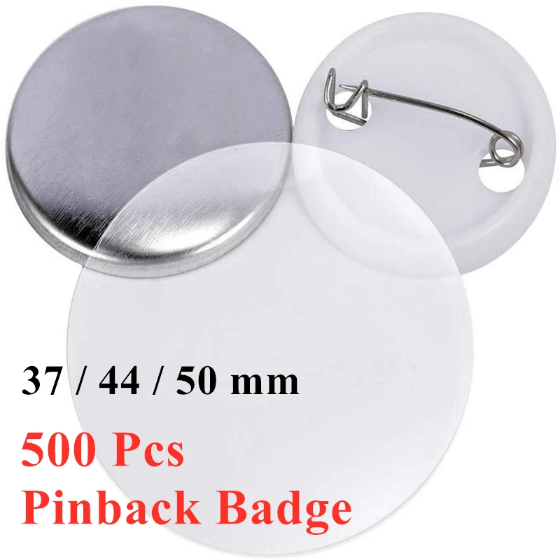 Button Badge Blank - 500 Teile/satz Blank Abzeichen Pinback Taste