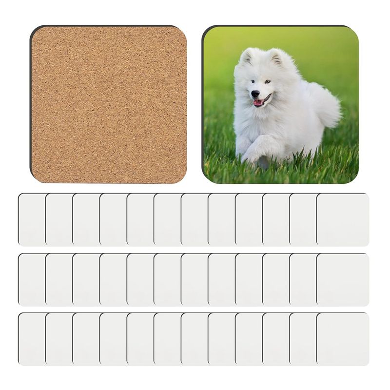 Coaster Sublimation Blank - NEUHEIT Auf Lager - 36 Stück