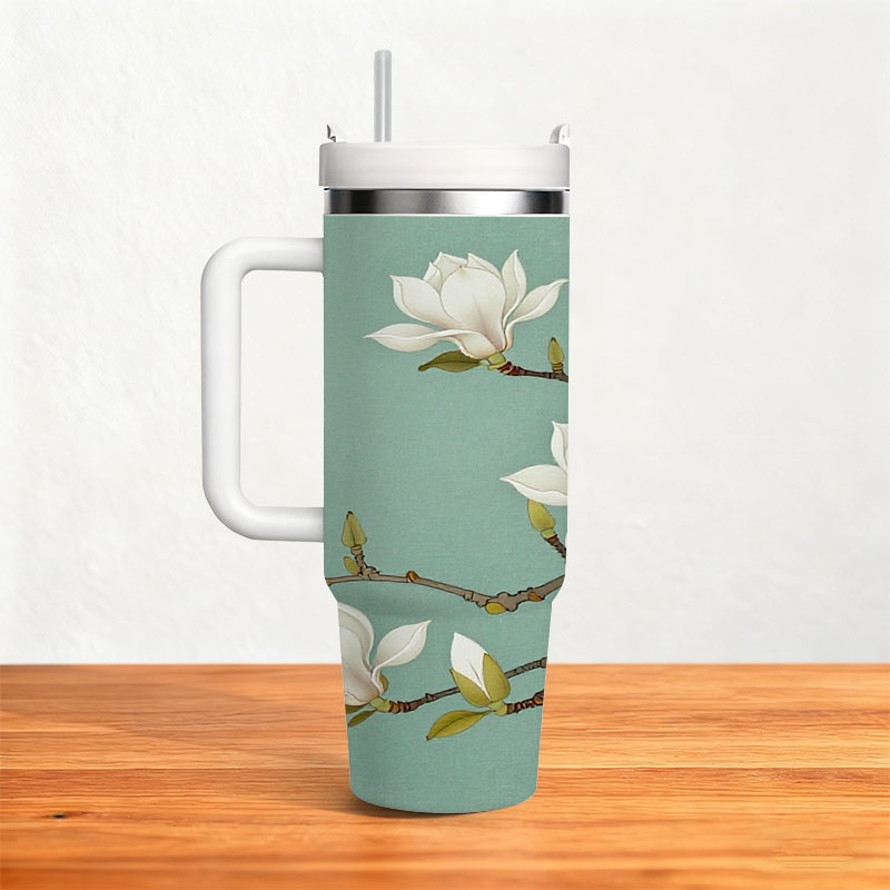 Sublimation Mug White - 1 Stück 40 Oz Edelstahl-Isolierbecher mit