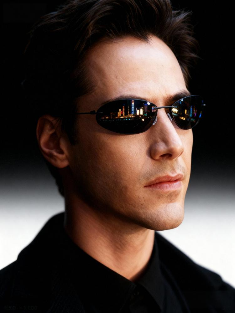 Metal Photo Panel - Modische randlose Sonnenbrille, Cat-Eye-Form, Metallrahmen, polarisiert,