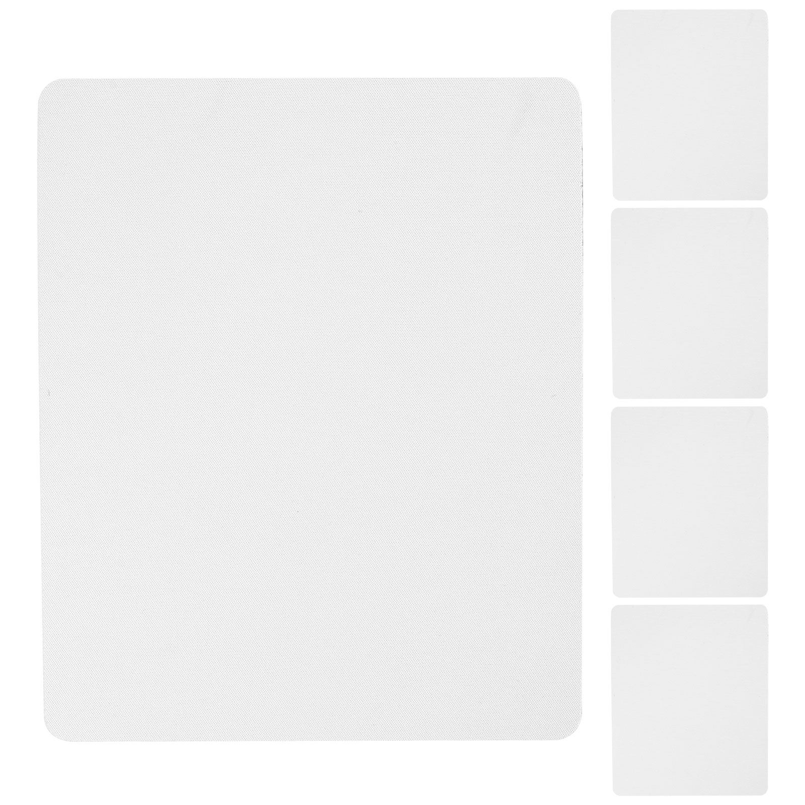 Mouse Pad Blank Sublimation - 5 Stück leere Sublimations-Mauspads, hochwertige Gummibasis,