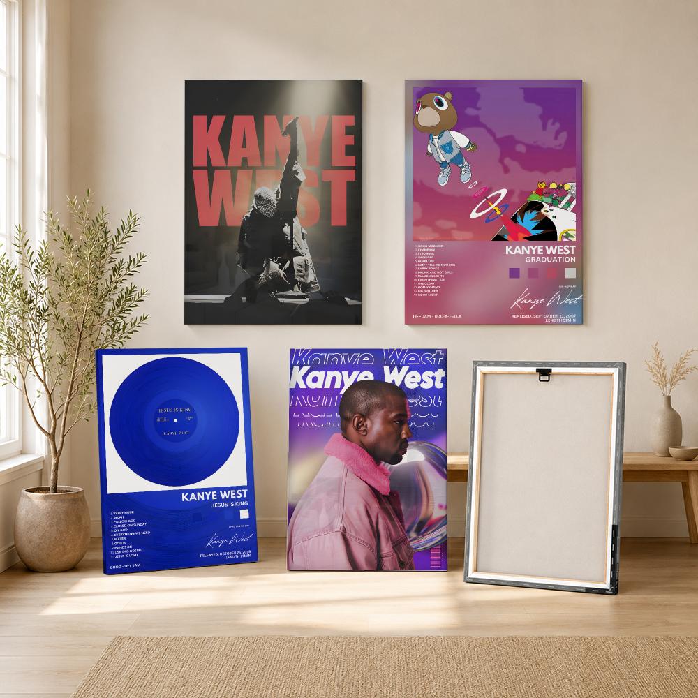 Rapper-Sänger K-Kanye West Gem – Canvas Wrap Ready Bewertung und Preis