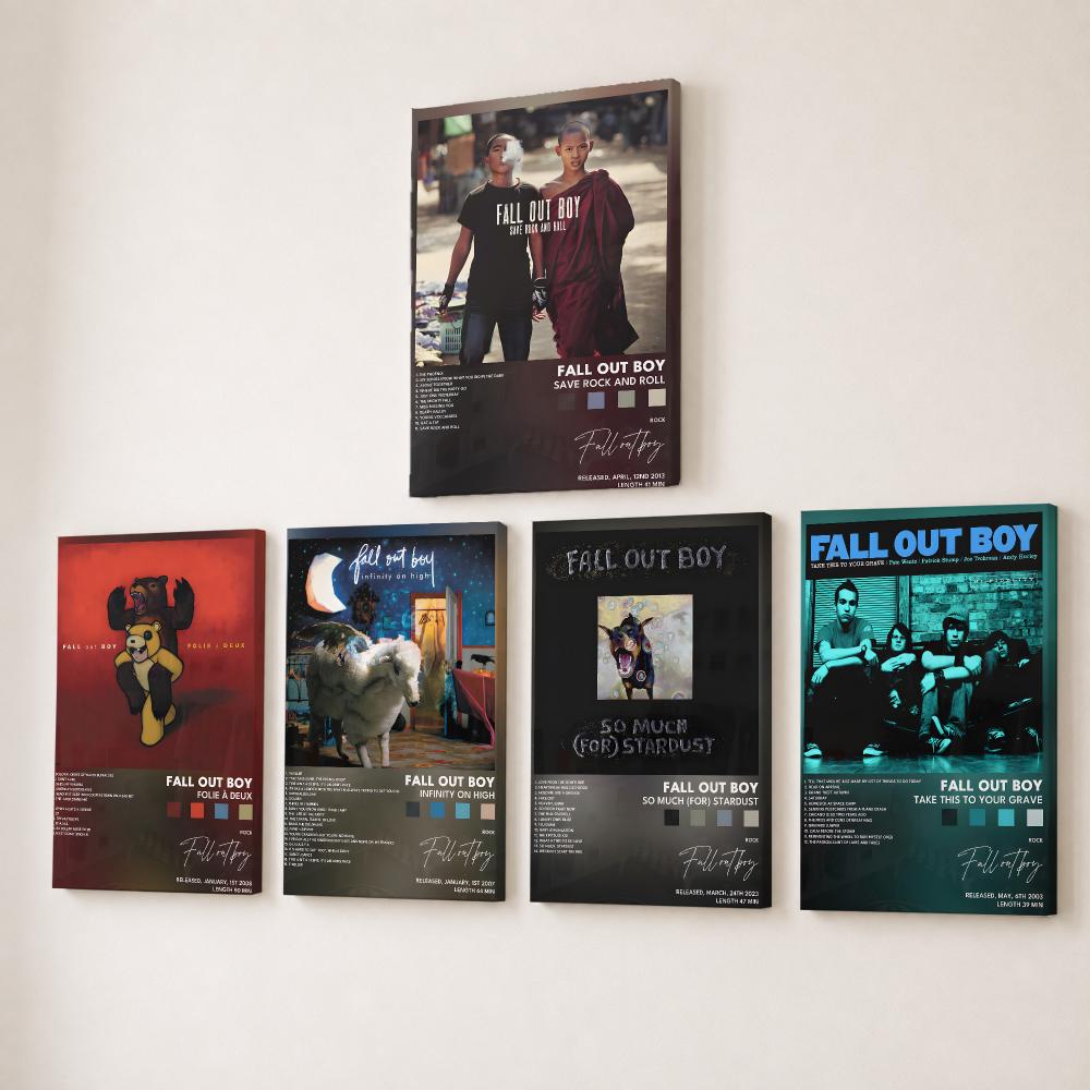 Rockband F-Fall Out Boy Musik  – Canvas Wrap Ready Bewertung und Preis